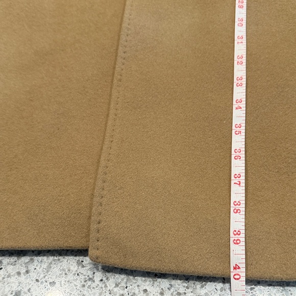 Lauren Ralph Lauren Men's Tan/Beige Long Coat Overcoat 42R Wool/Cashmere/Nylon - Picture 5 of 8